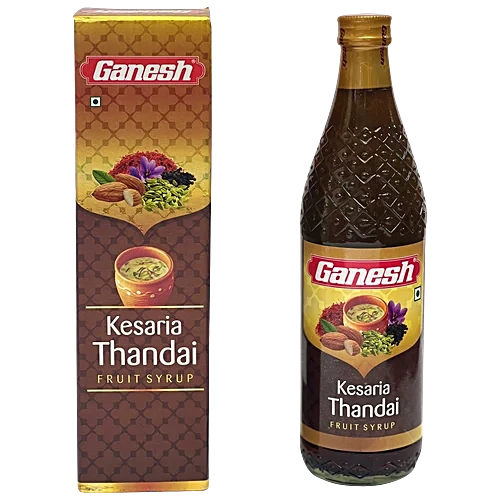 Ganesh Sharbat Fruit Sharbat - Kesaria Thandai, 700 ml