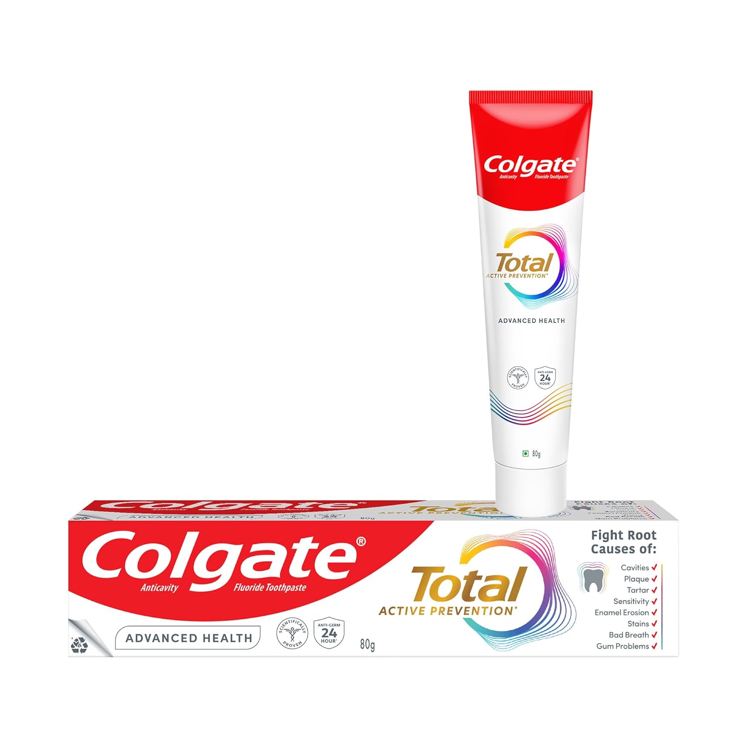Colgate Total Active Prevention Toothpaste, 80gm