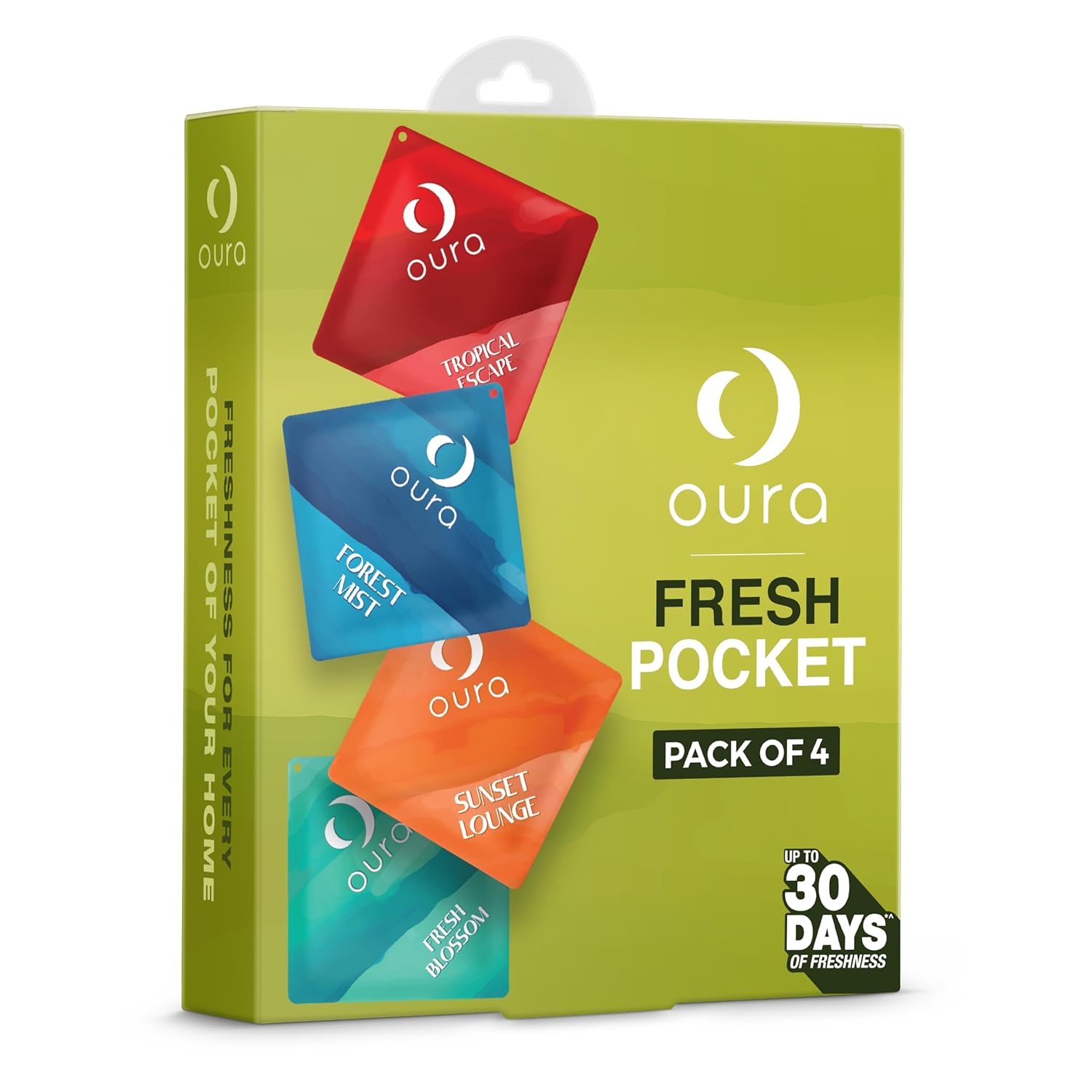 Oura Fresh Pocket Gel Air Freshener, 10gm