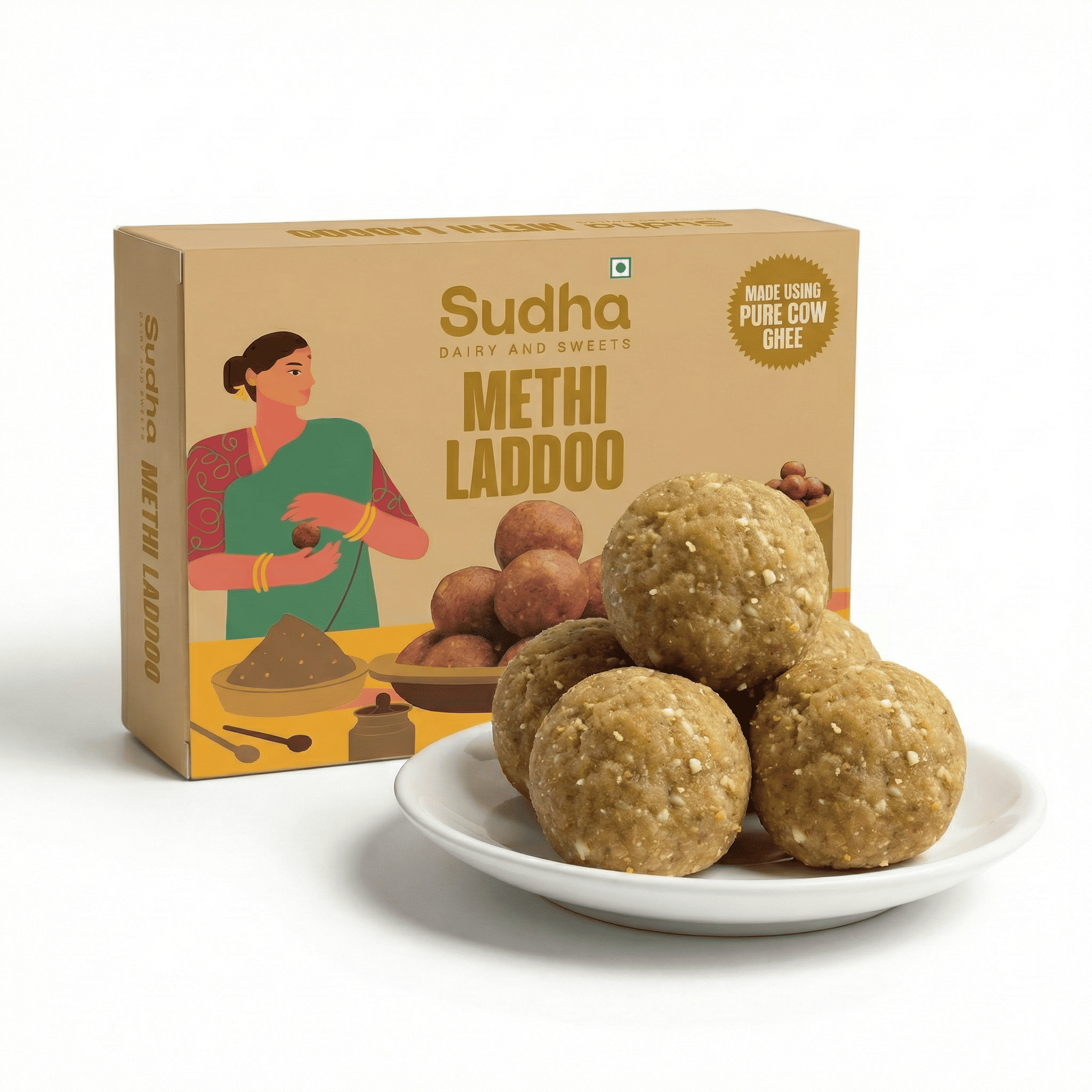 Methi Laddoo ( 6 pieces )  – image 3