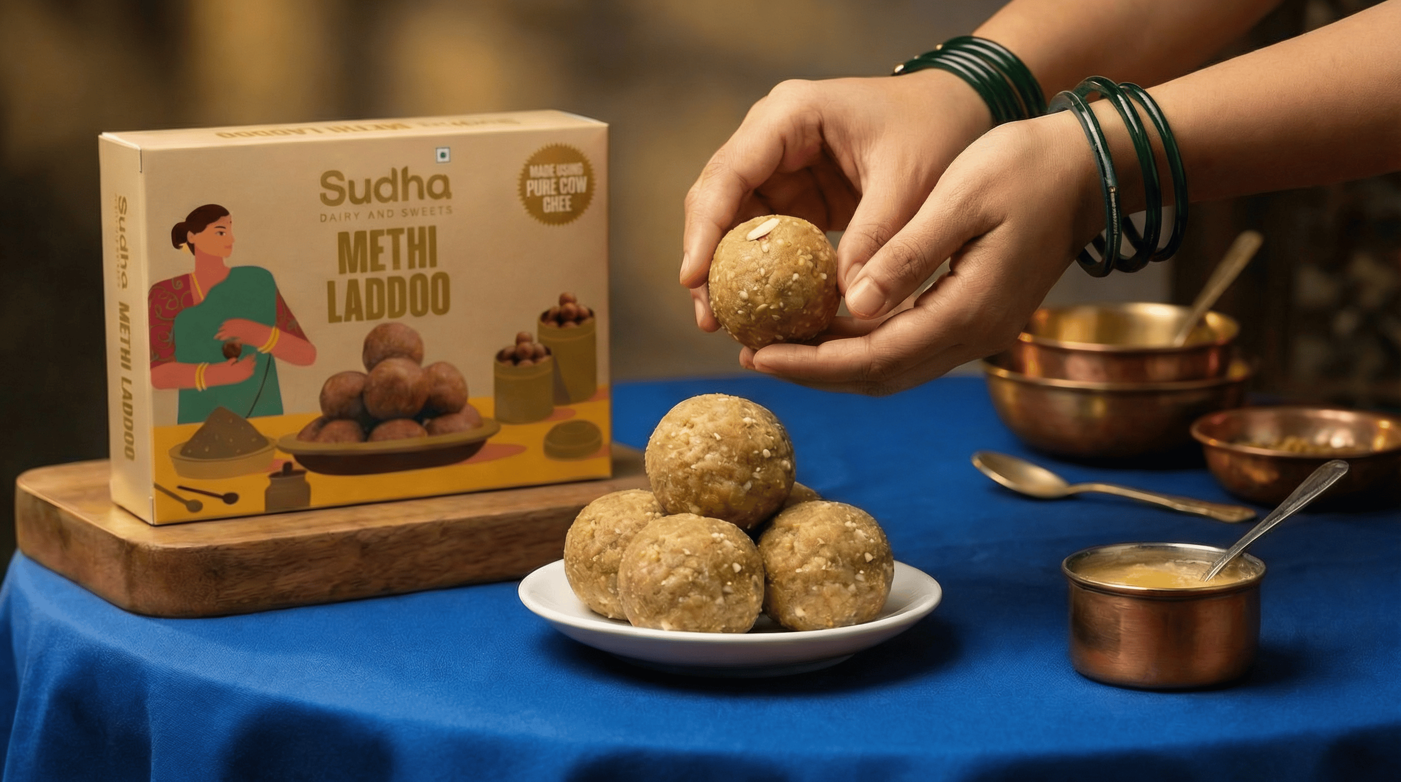 Methi Laddoo ( 6 pieces ) 