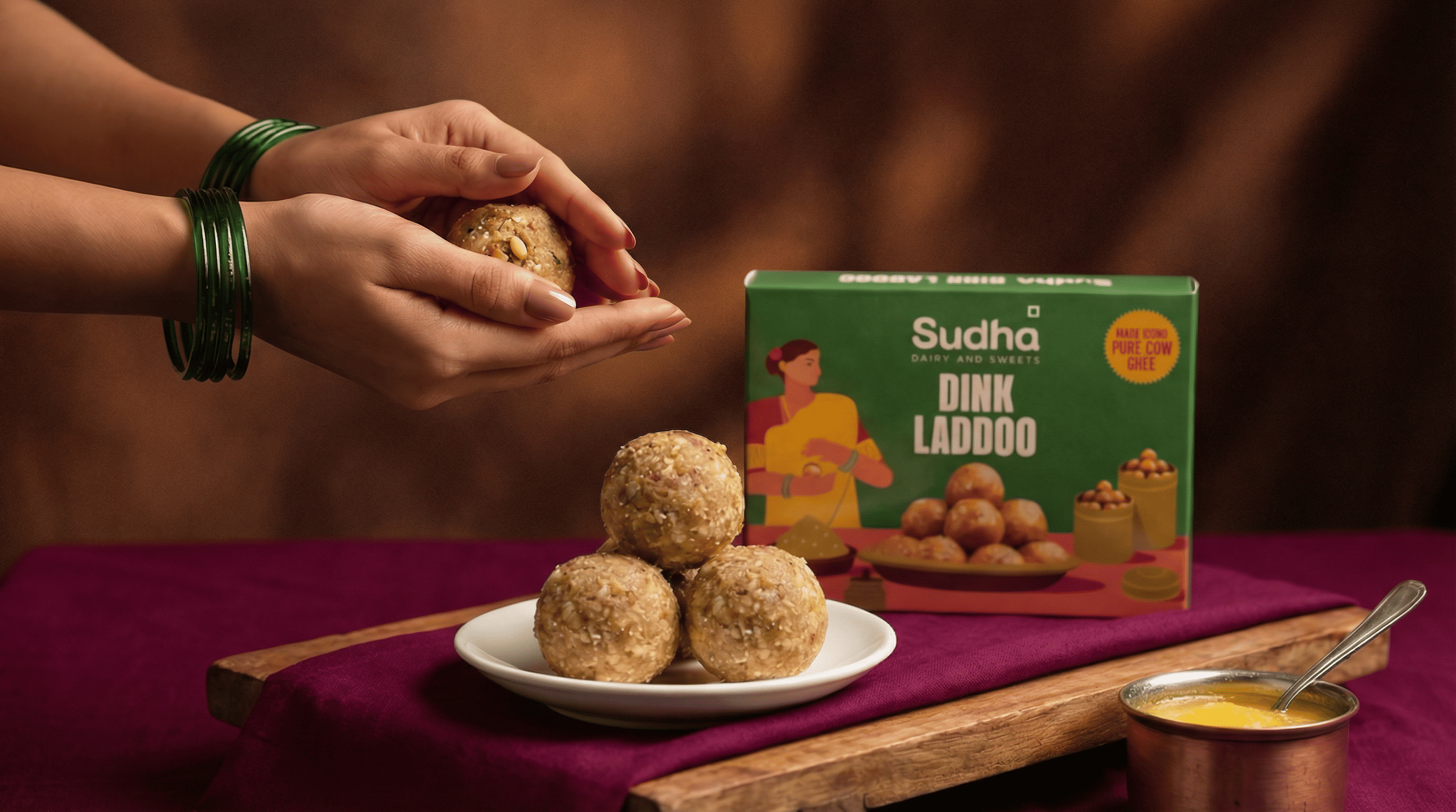 Dink Laddoo ( 6 pieces ) – image 4