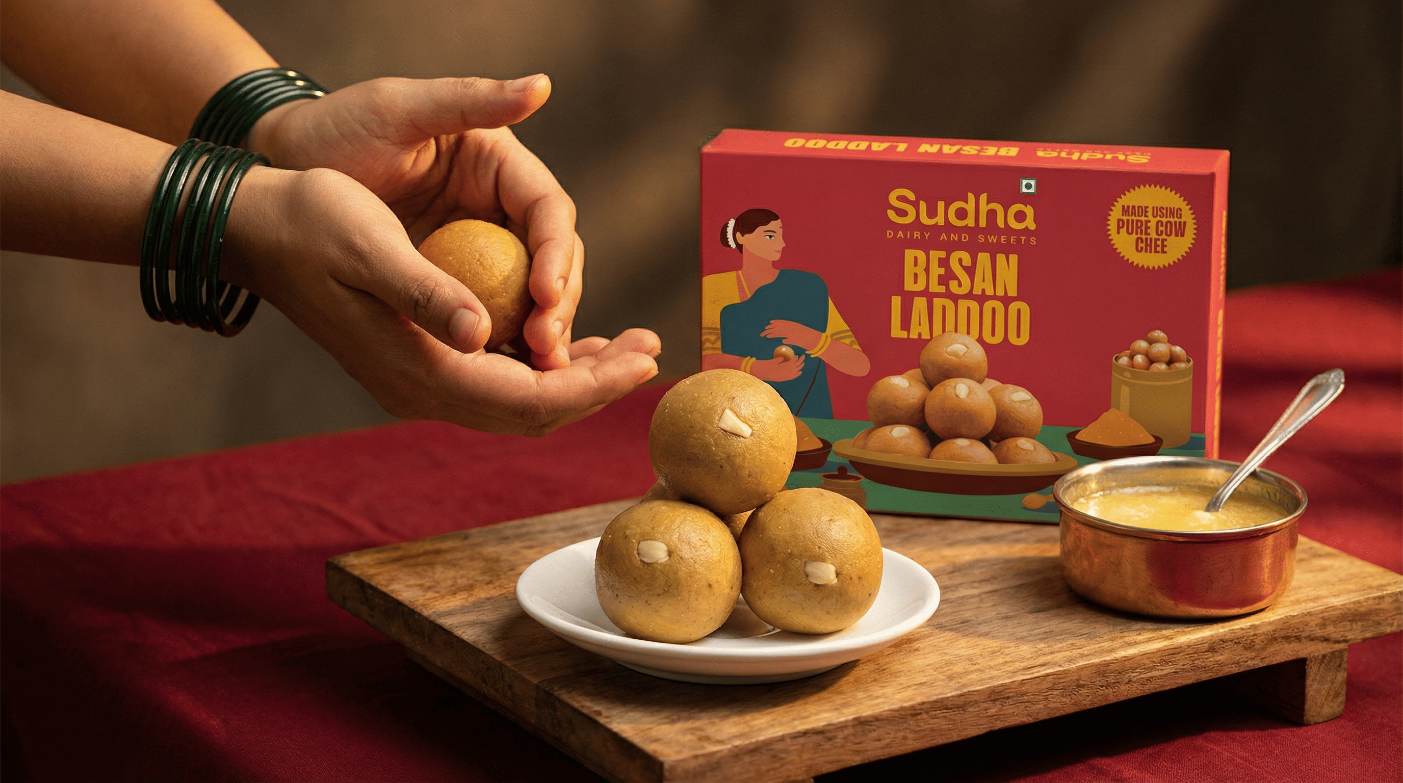 Besan Laddoo ( 6 Pieces )  – image 4