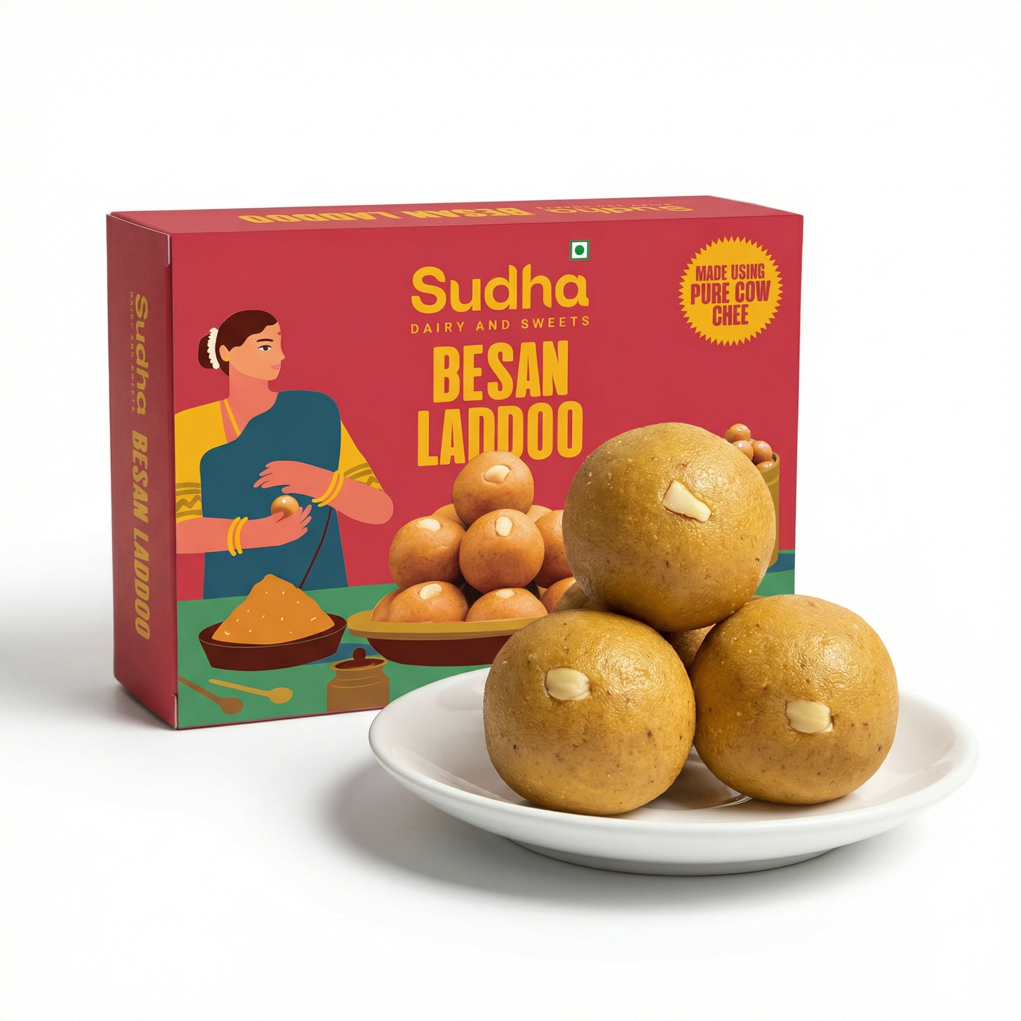 Besan Laddoo ( 6 Pieces )  – image 3