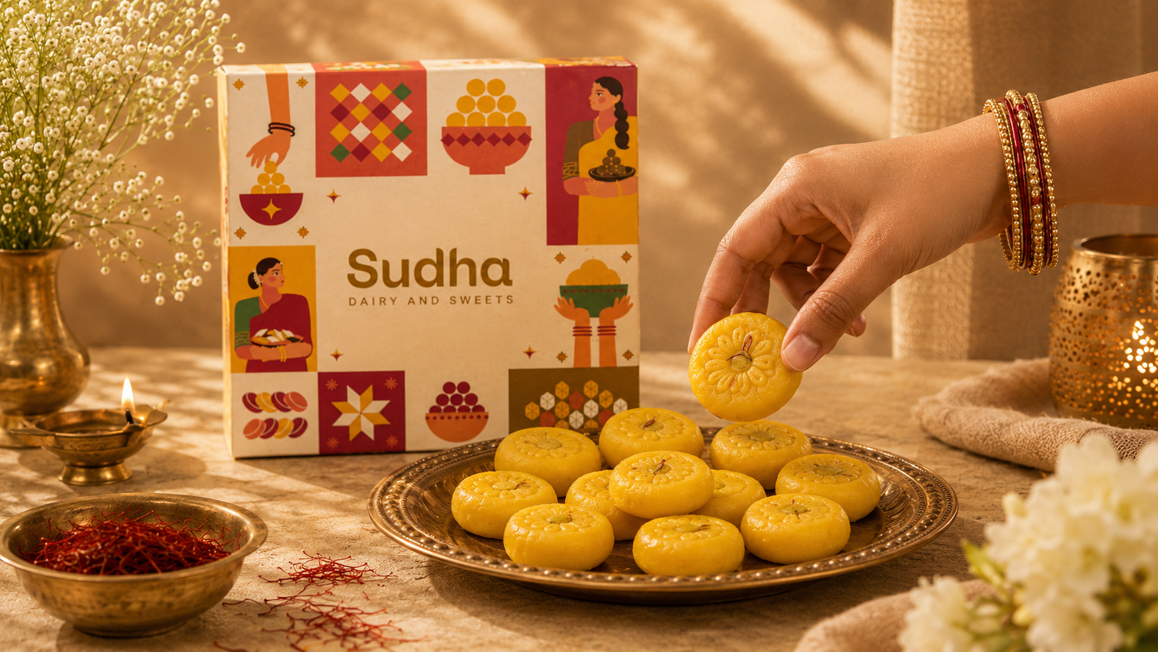 Kesar Mava Peda