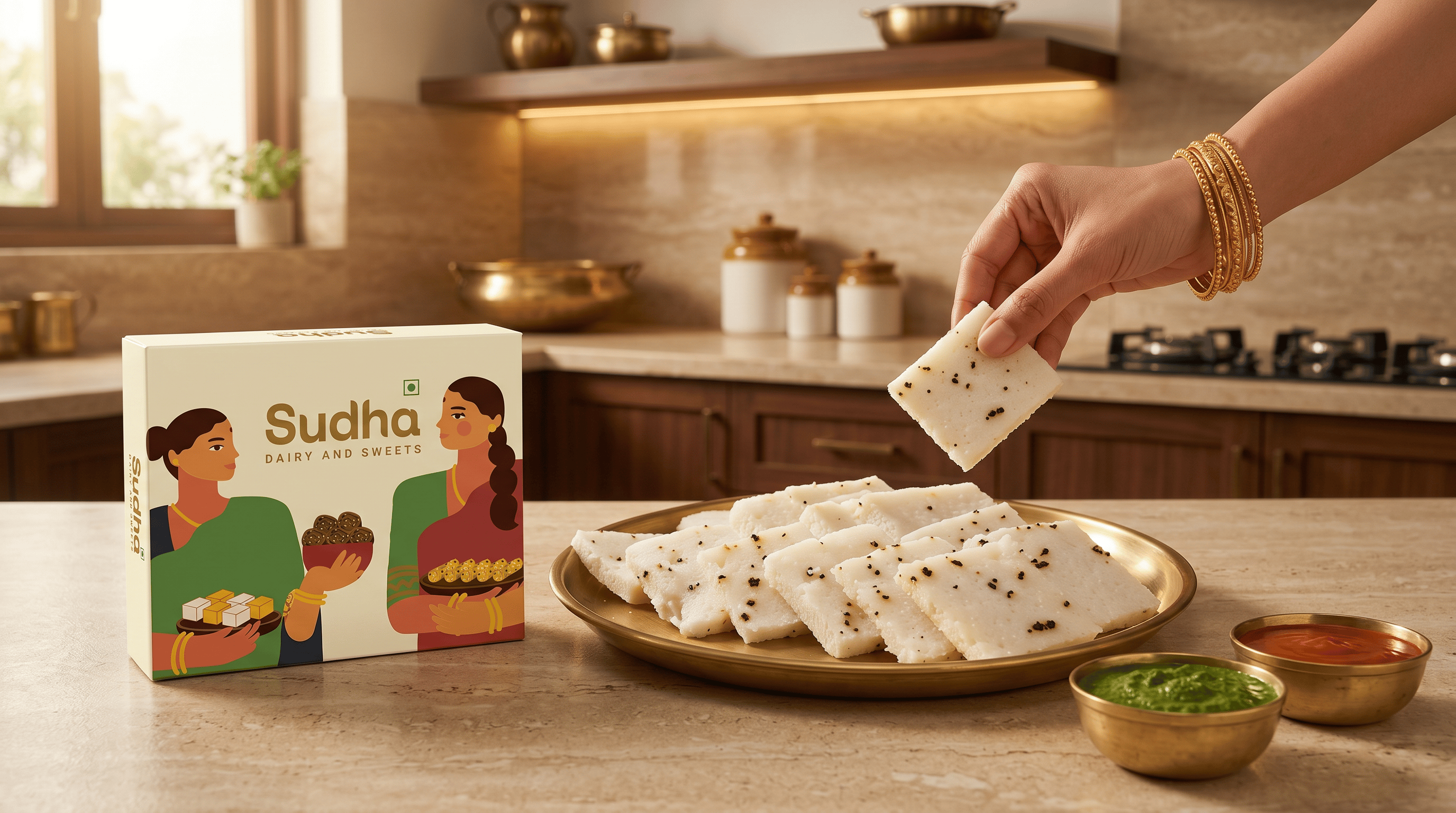 White Dhokla – image 1