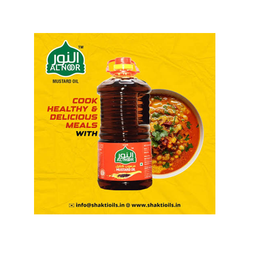 Al-Noor Cold Pressed Mustard Oil, Jar -2ltr