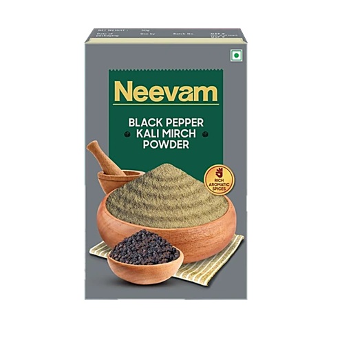 Neevam Black Pepper Kali Mirch Powder 50gm – image 1