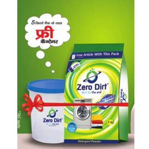 Zero Dirt Ultra Power Detergent 5kg with free tub