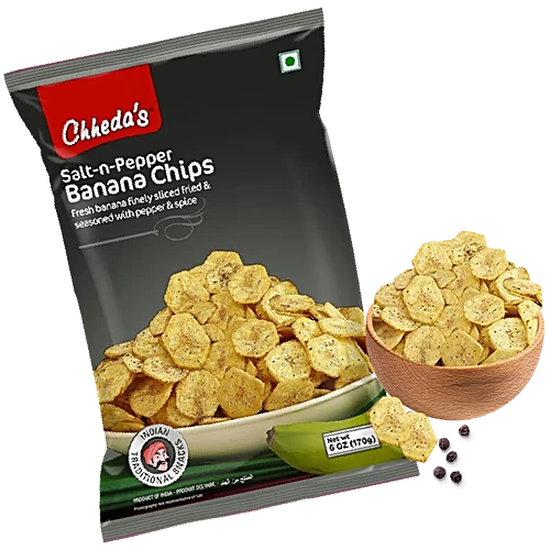 Chheda's Salt & Pepper Banana Chips 170 g – image 1