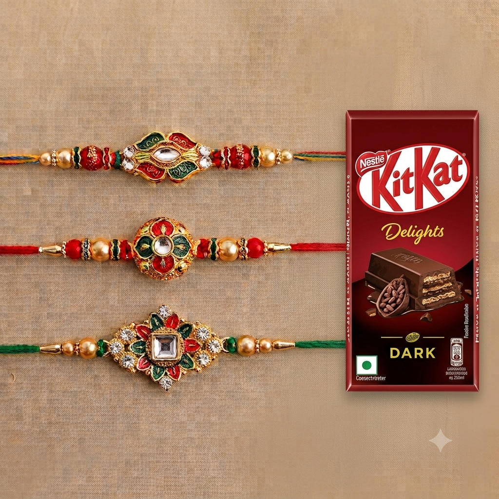 Rakhi & Kitkat Combo ( Dark) – image 1