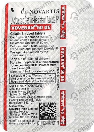 Voveran 50 15 Tablet – image 1