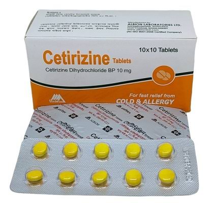 Cetirizine 10 mg 10 tablets
