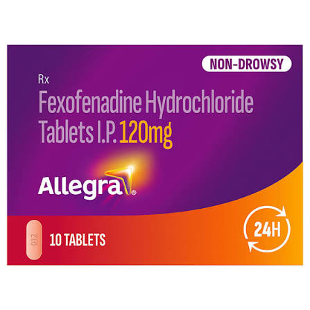 Allegra 120 10 tablets