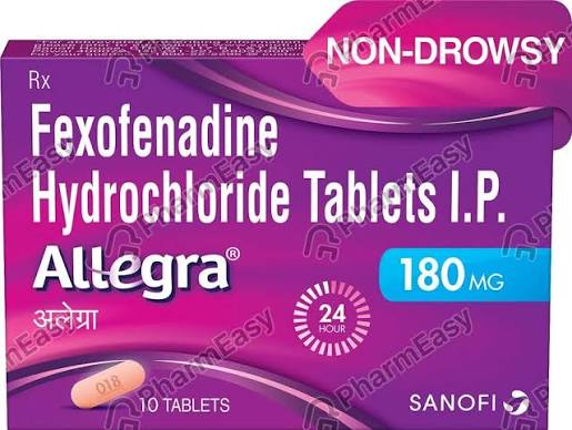 Allegra 180 10 tablets