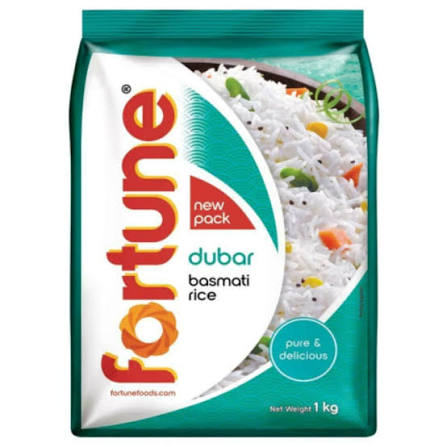 FORTUNE DUBAR PREMIUM BASMATI RICE 1KG – image 1