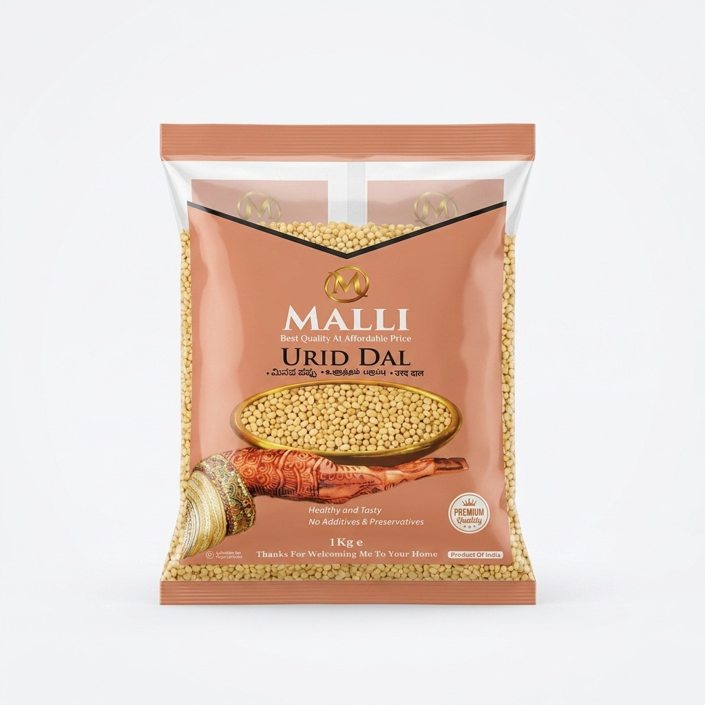 Malli Urid Gota / Urad Gota / White Urid Dal Round 2kg