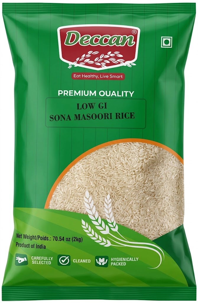 Sonamassori Rice 2kg by Deccan