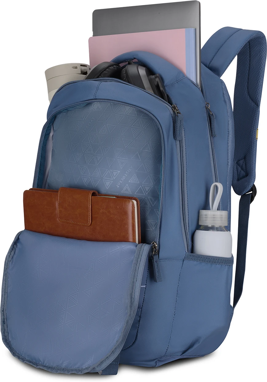 Aristocrat Unisex Aura Blue School bag  – image 2