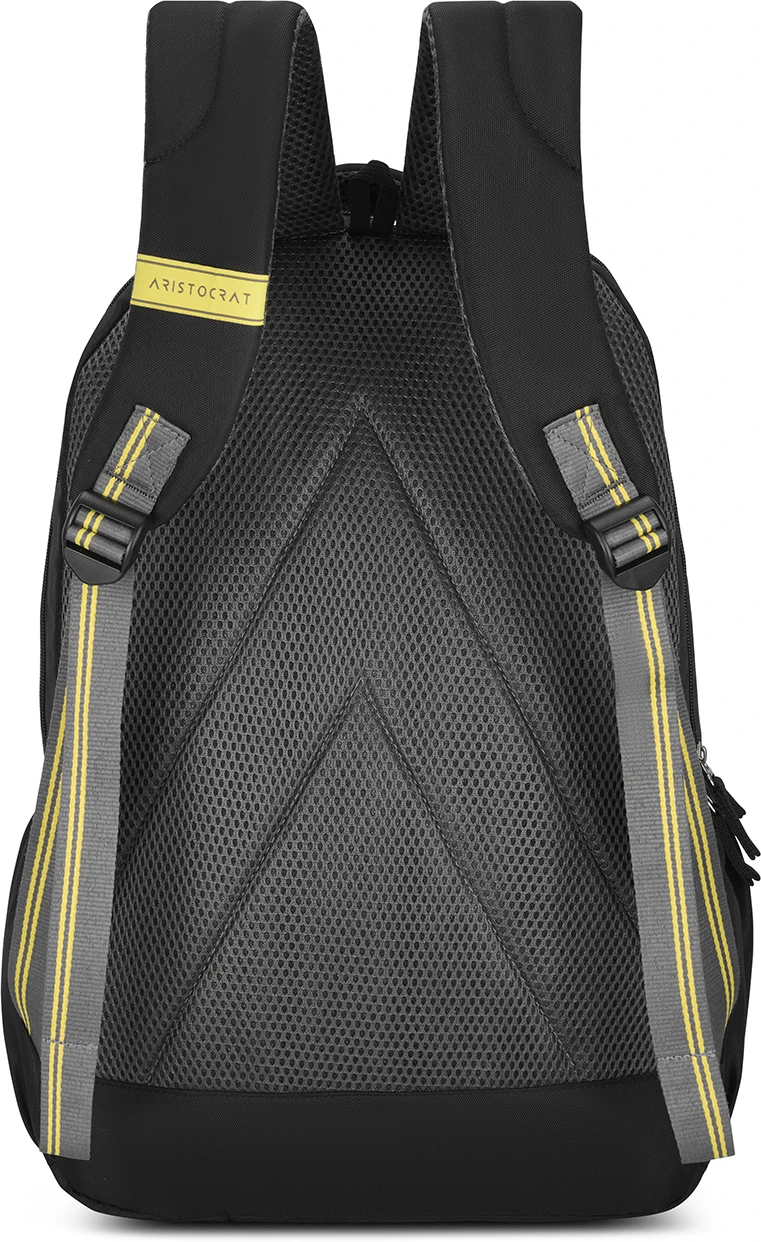 ARISTOCRAT Medium 30 L School Bag Aura Casual Backpack (Black) – image 3