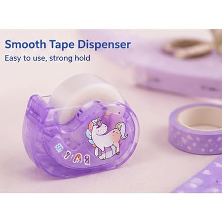 5 in 1 Stationery Set | Mini Stapler Scissors Tape Dispenser Eraser & Staples | – image 4