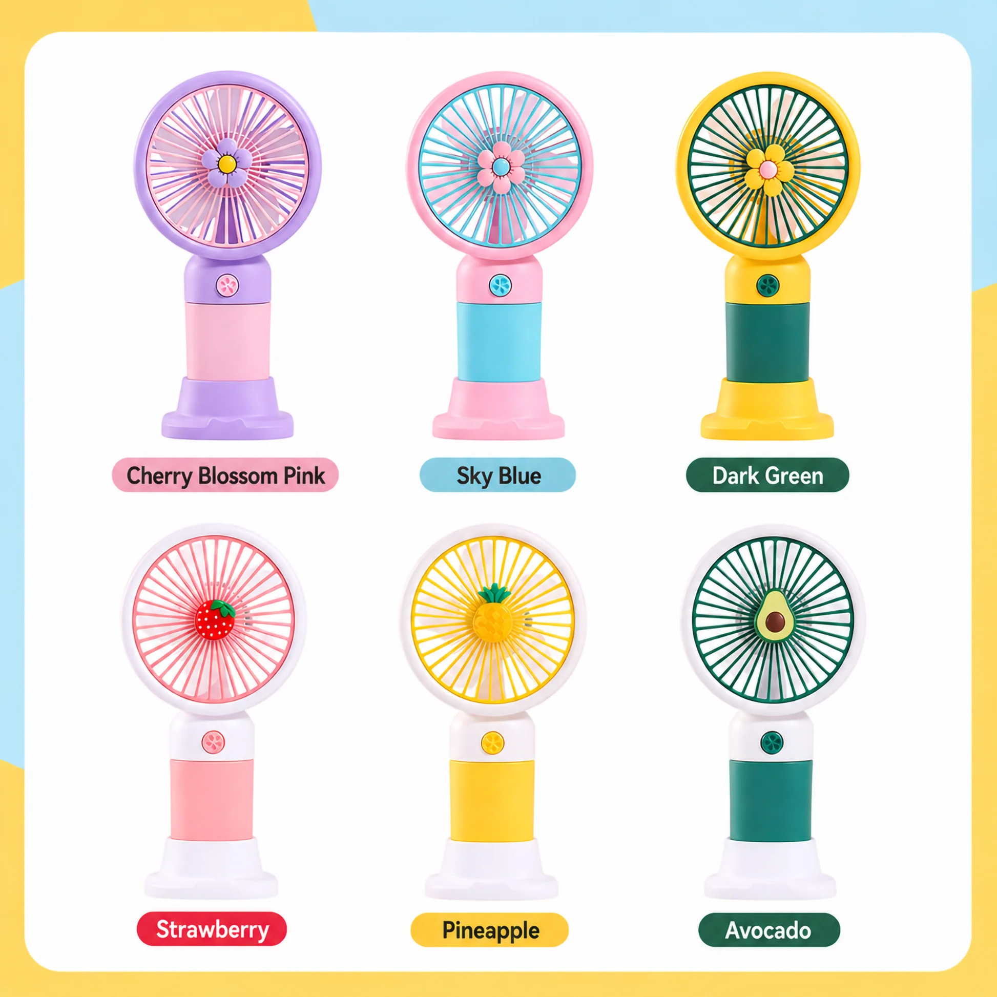 Mini Charable Fan in Double ton col – image 4