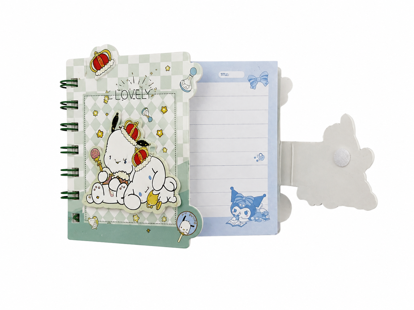 Cute Mini Diary With Sticker cute sticker cover – image 2