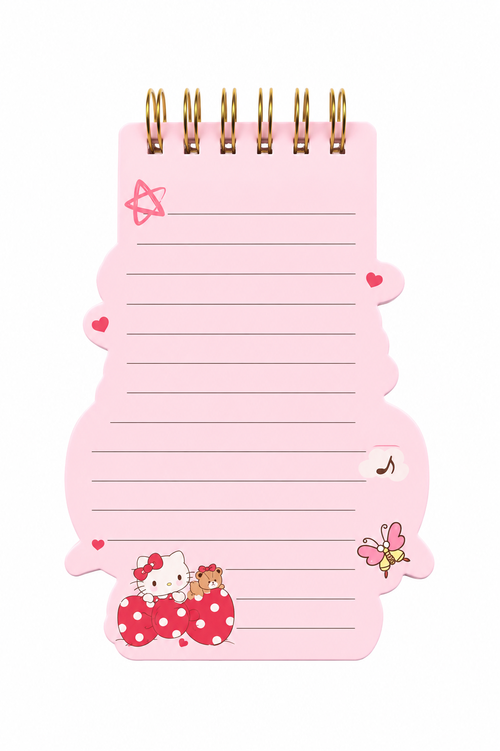 Cute Kitty Mini Spiral Dairy  – image 2