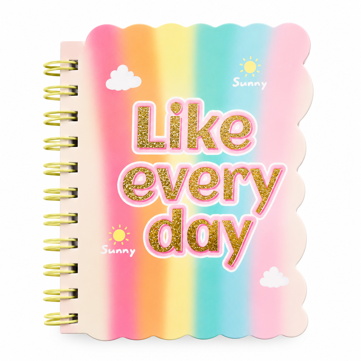 Cute Colourful Diary With Spiral Bind