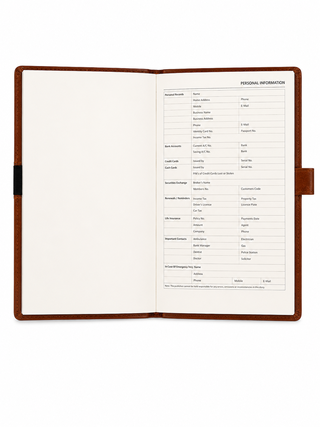 Leather Diary  Ideal for Work, Study & Journaling & Teachers Day gifts – image 2
