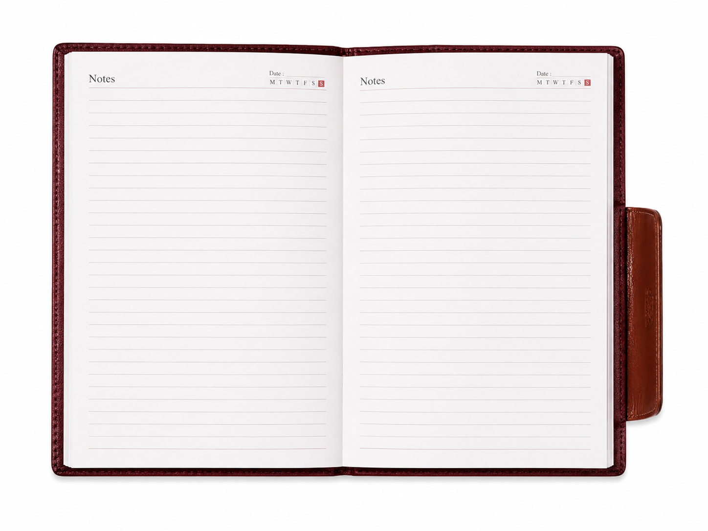 Leather Flap Journal Notebook Diary With Premium Look – image 2