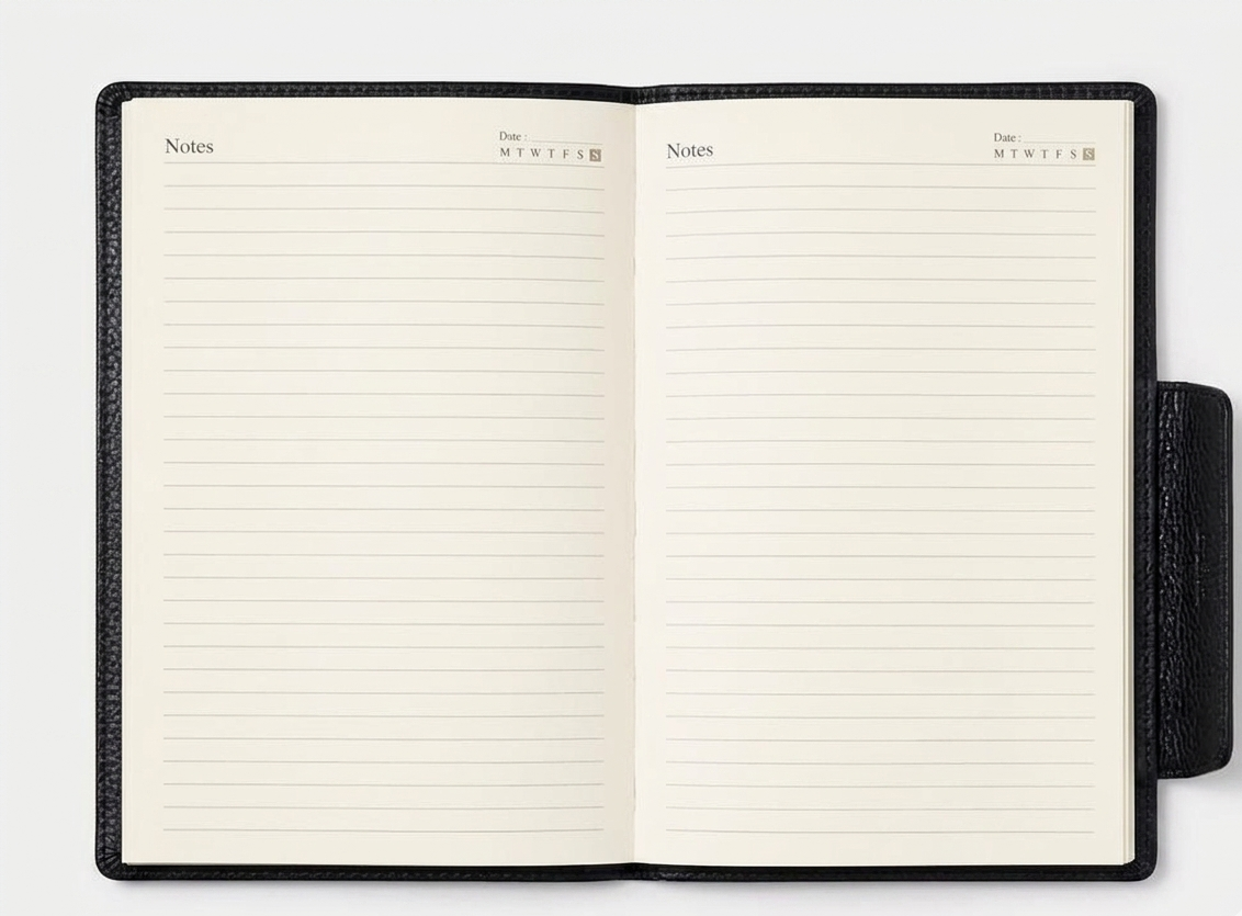 Leather Flap Journal Notebook Diary With Premium Look – image 2