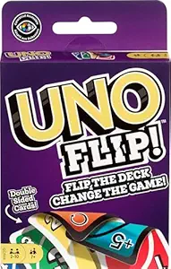 UNO Kid Mattel Games Uno Flip Side Card Game, Multi Color – image 1
