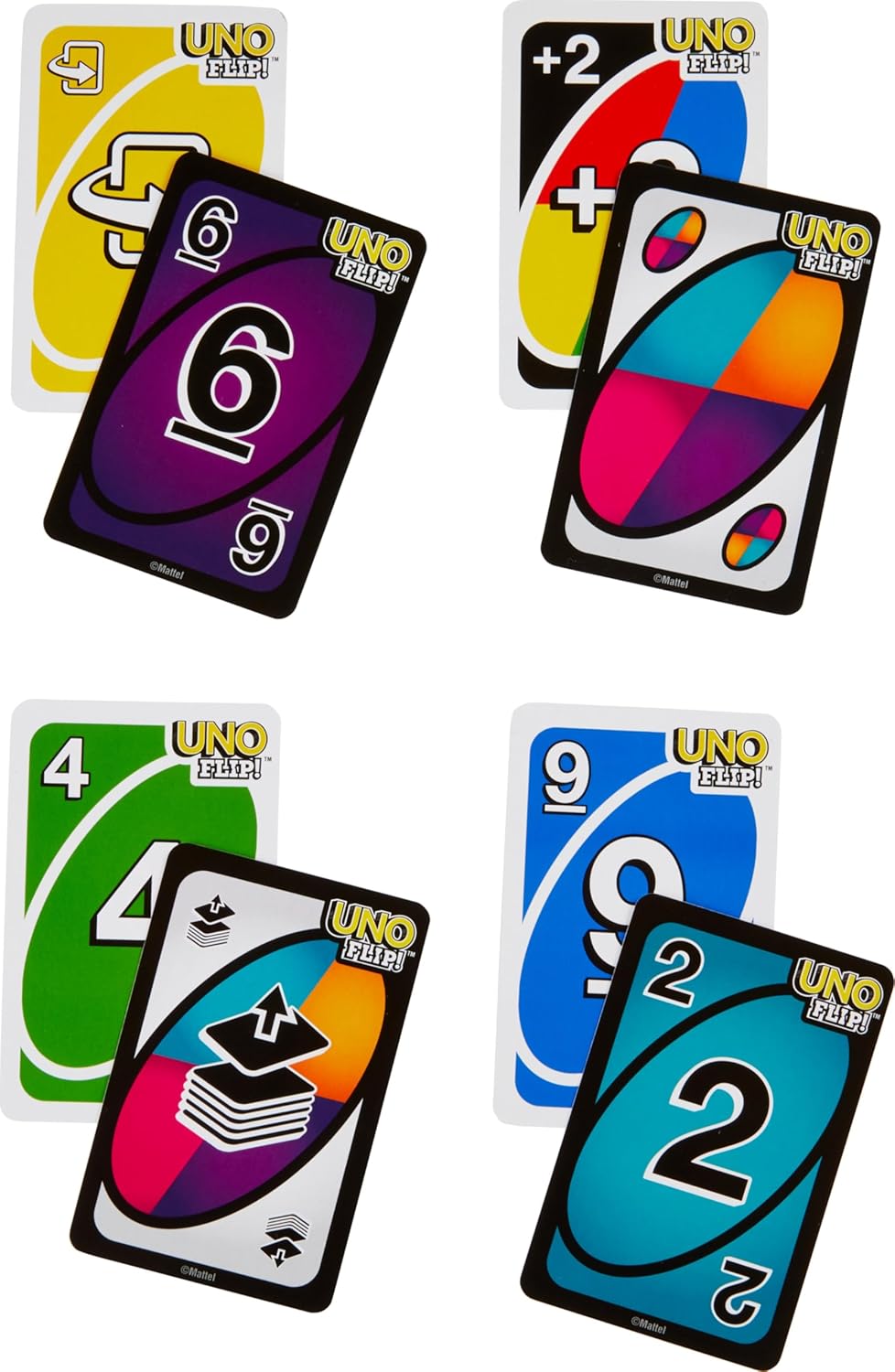 UNO Kid Mattel Games Uno Flip Side Card Game, Multi Color – image 3