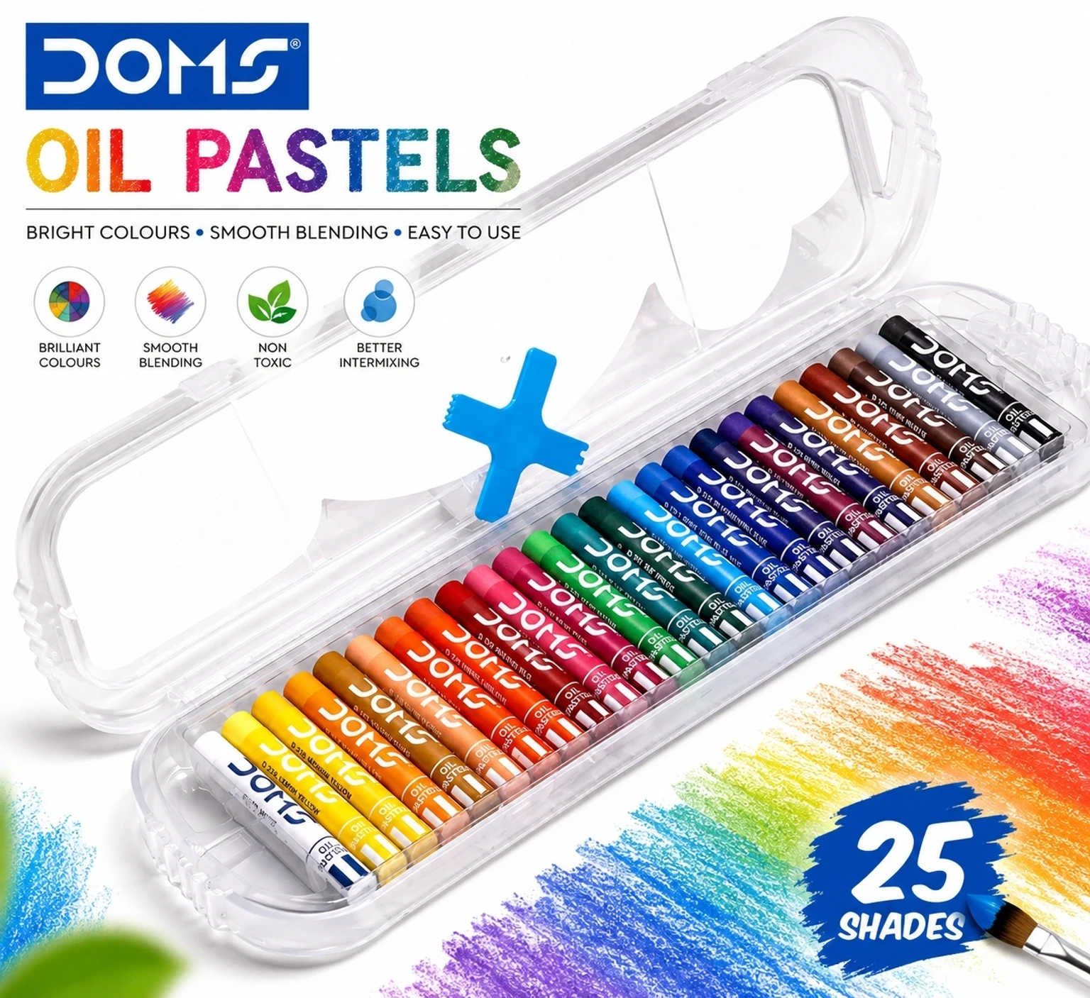 Doms oil pastel 25 shades – image 2