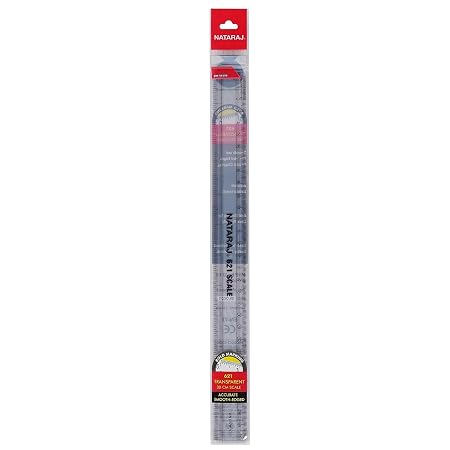 Natraj 12 Inch Plastic Scale