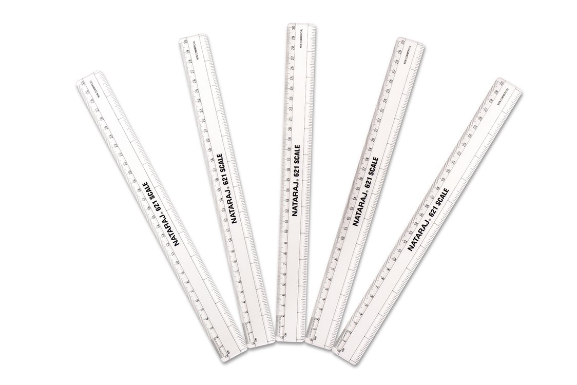 Natraj 12 Inch Plastic Scale – image 3