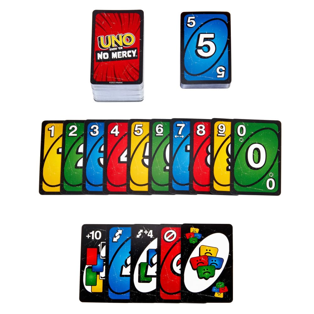 Mattel Games ​UNO Show ‘em No Mercy Card Game for Kids – image 4