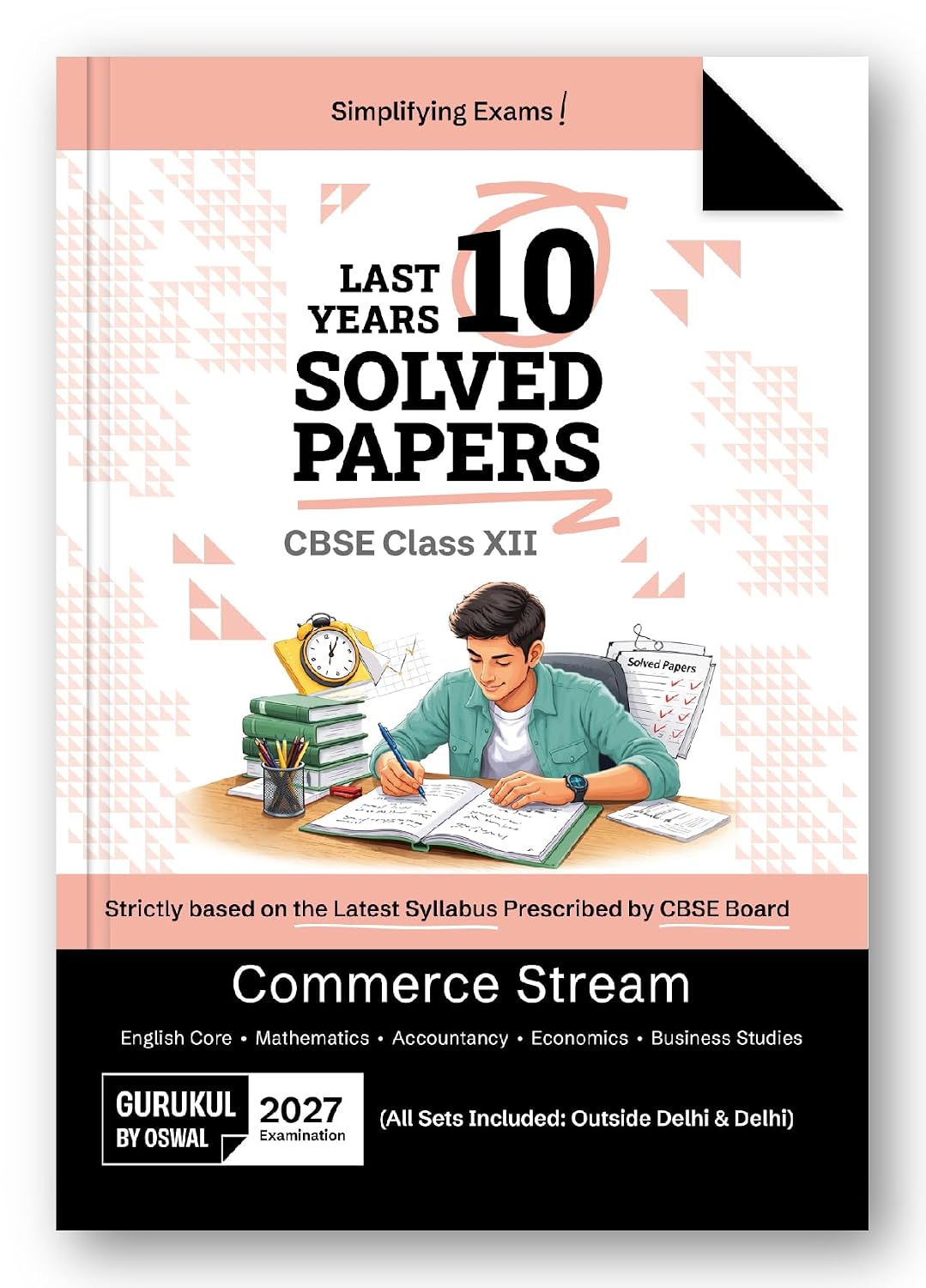  Gurukul by Oswal CBSE Class 12 Commerce Stream 10 Years Solved Papers