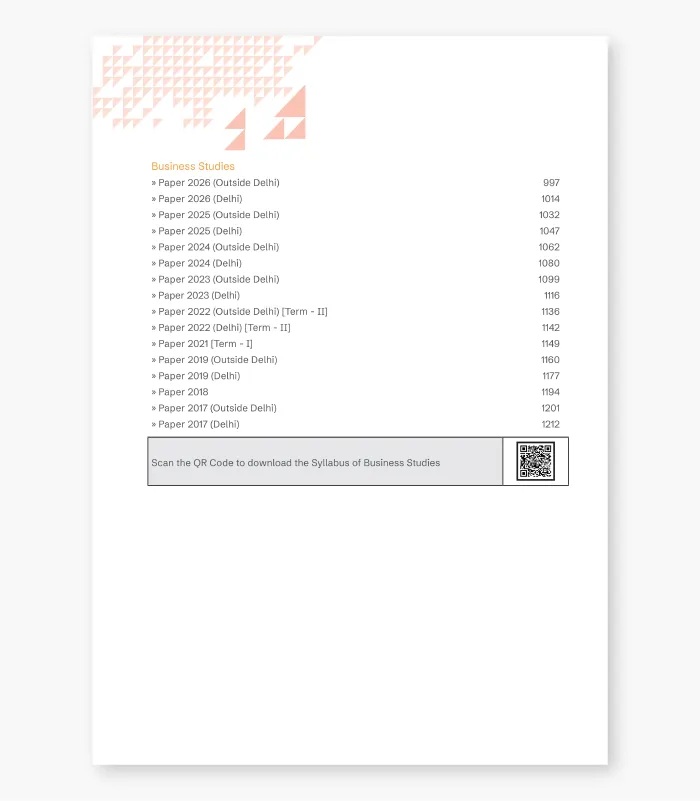  Gurukul by Oswal CBSE Class 12 Commerce Stream 10 Years Solved Papers – image 3