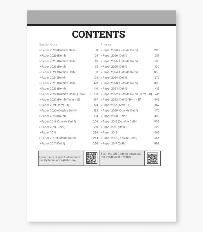 Gurukul by Oswal CBSE Class 12 Science Stream (PCM) 10 Years Solved Papers – image 2