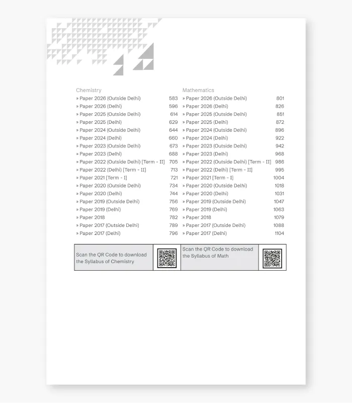 Gurukul by Oswal CBSE Class 12 Science Stream (PCM) 10 Years Solved Papers – image 3
