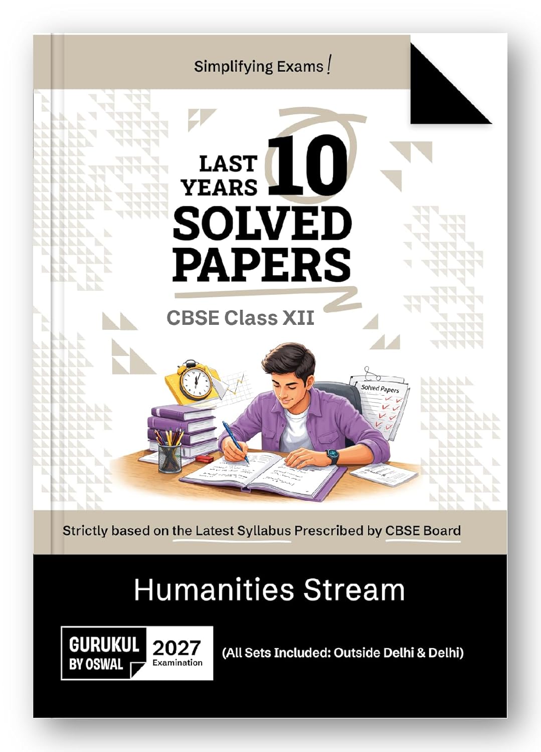 Gurukul by Oswal CBSE Class 12 Humanities Stream 10 Years Solved Papers – image 1
