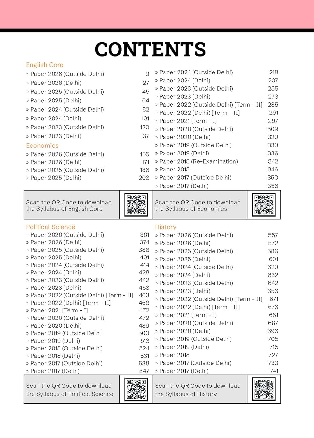 Gurukul by Oswal CBSE Class 12 Humanities Stream 10 Years Solved Papers – image 2