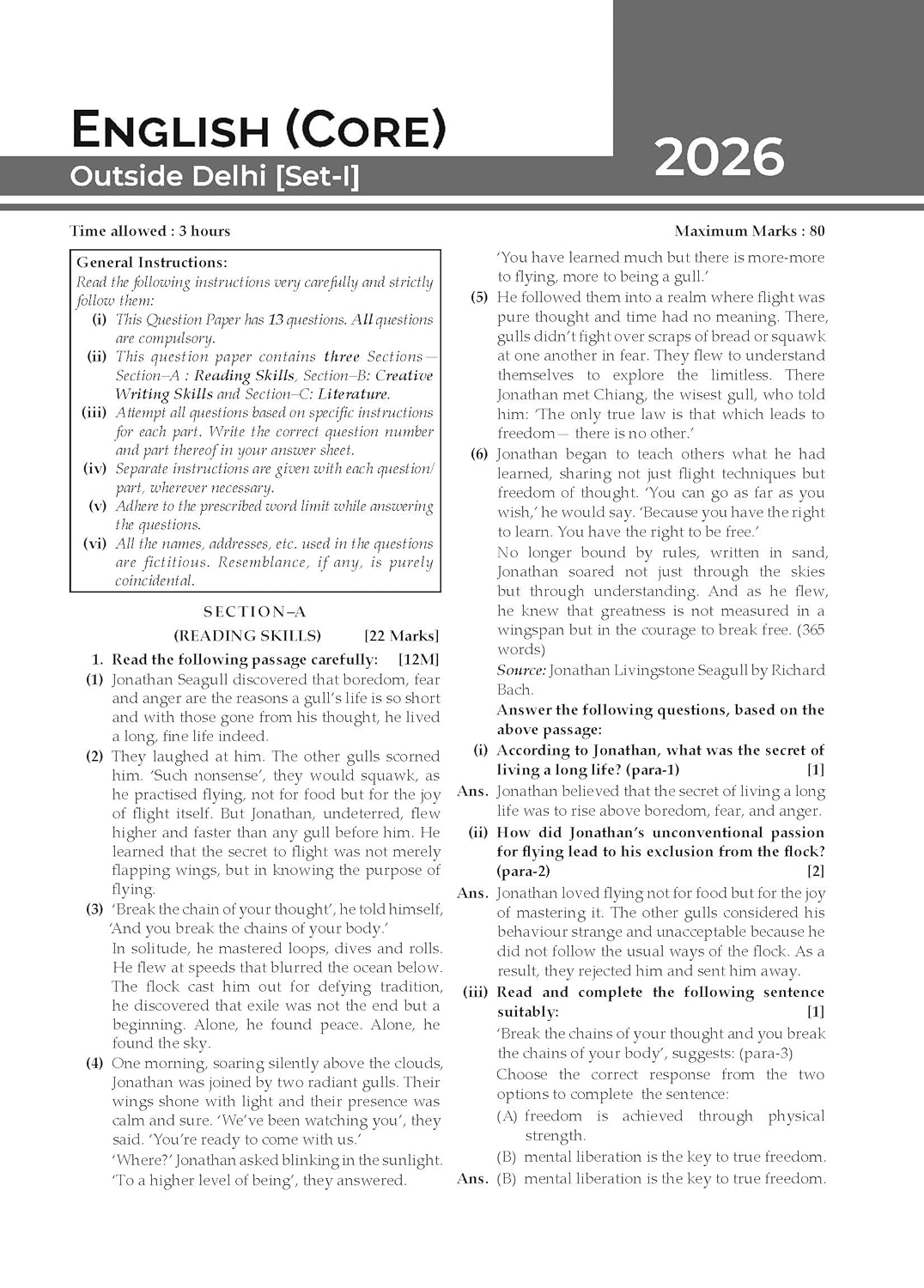 Gurukul by Oswal CBSE Class 12 Humanities Stream 10 Years Solved Papers – image 4