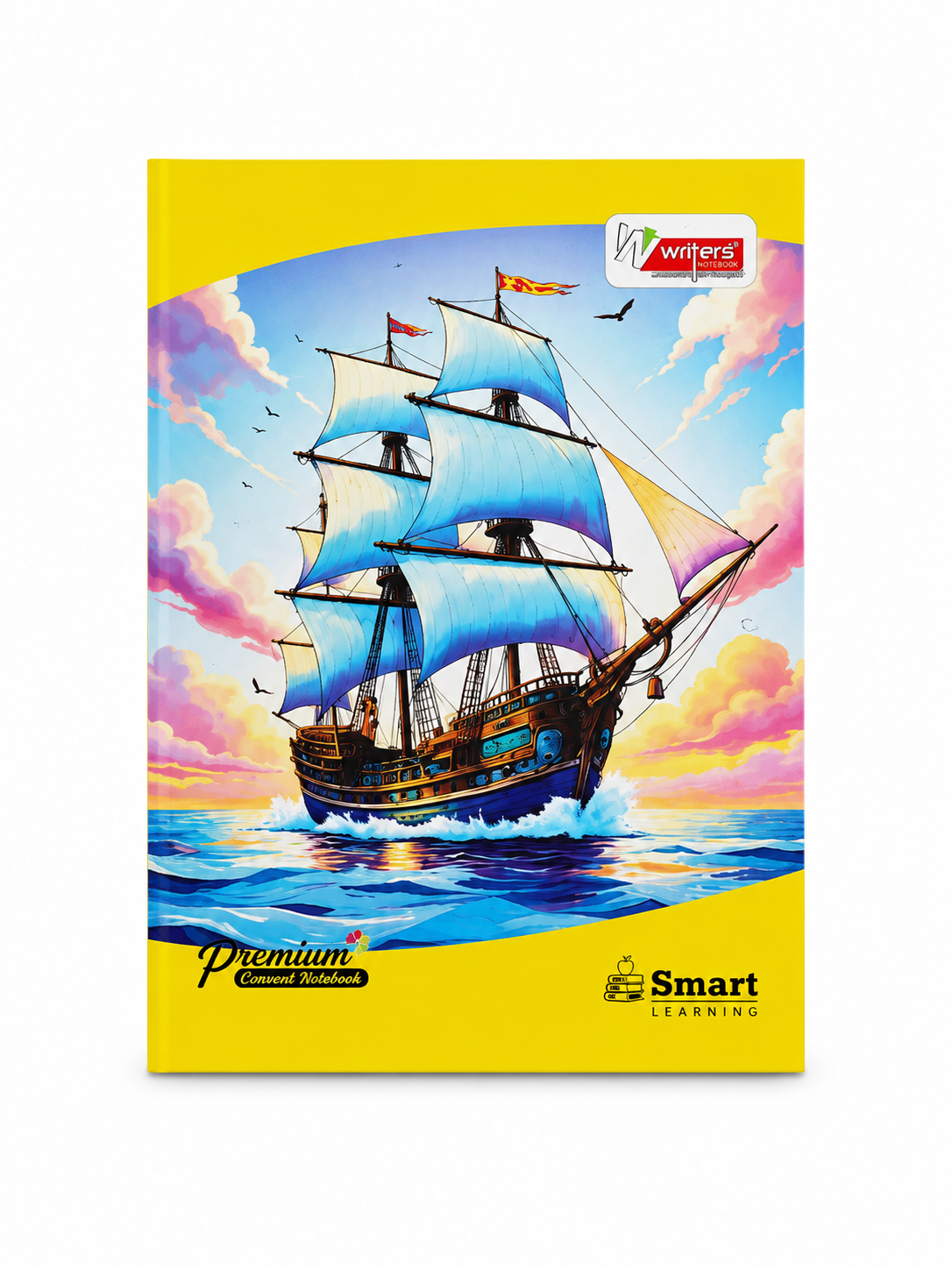 Writers 3D Premium English Four Line Notebook With Glace Paper
