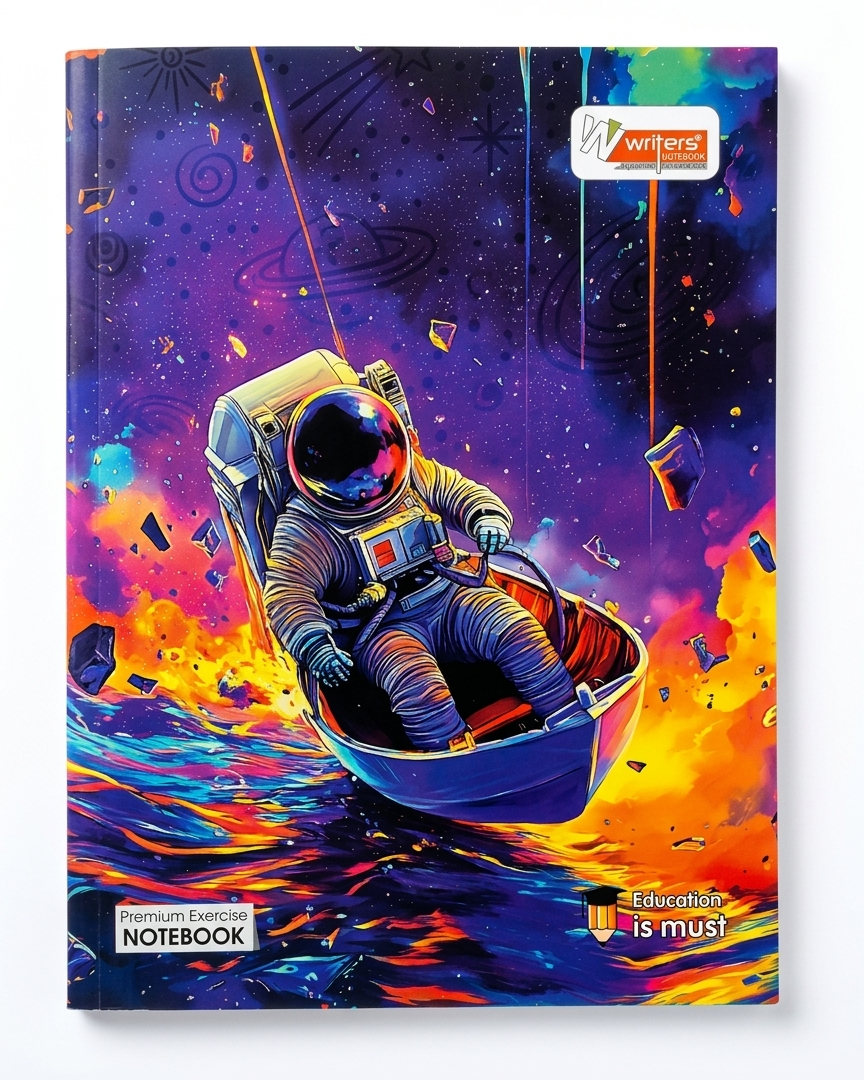 Writers 3D Premium Math Square Box Notebook With Glace Paper