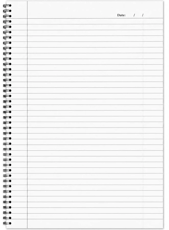 Sundaram A4 Spiral Regiter – 400 Pages Rulled Bright White Paper – image 2