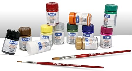 Doms Acrylic colours 12 shades – image 2
