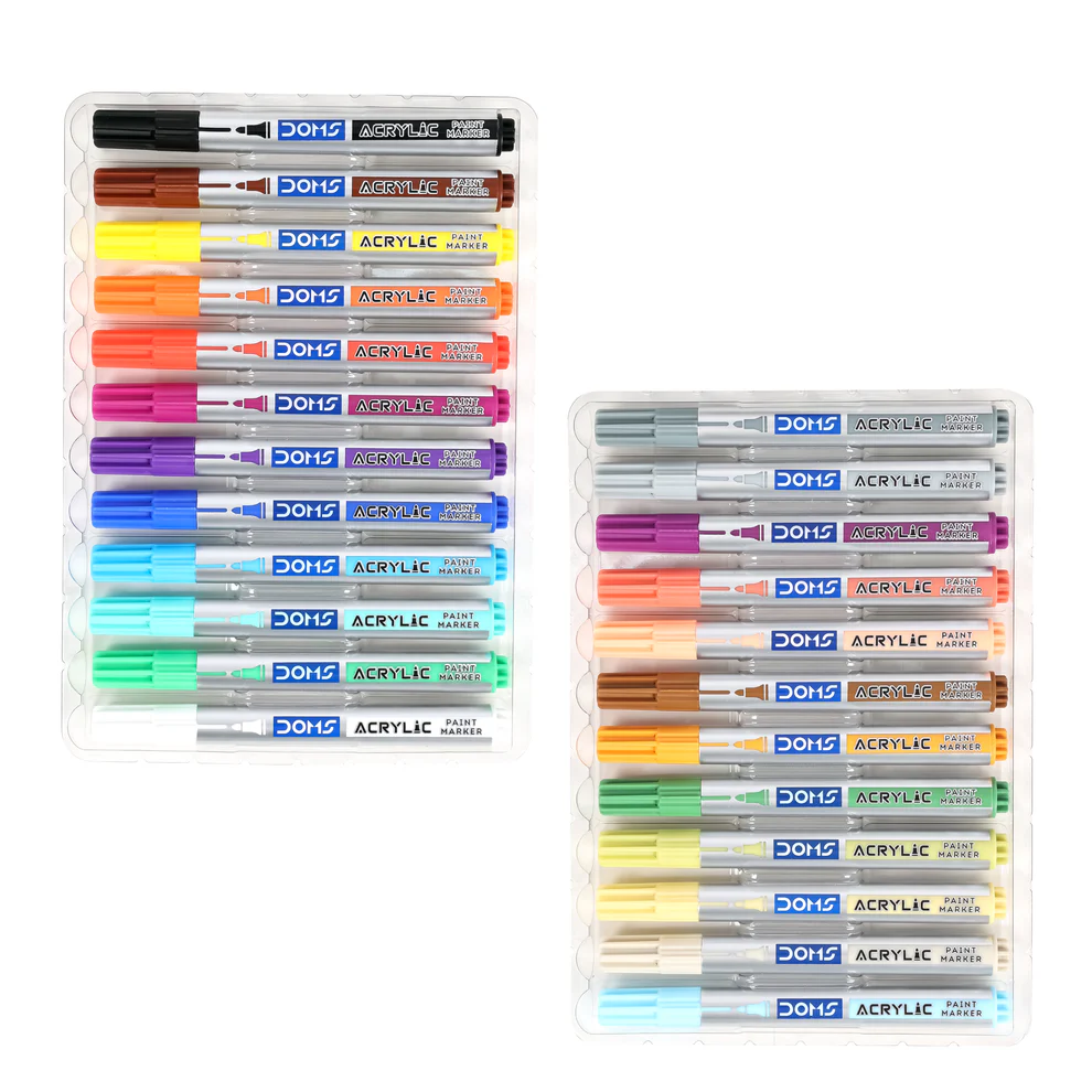 Doms acrylic marker 12 shades – image 4